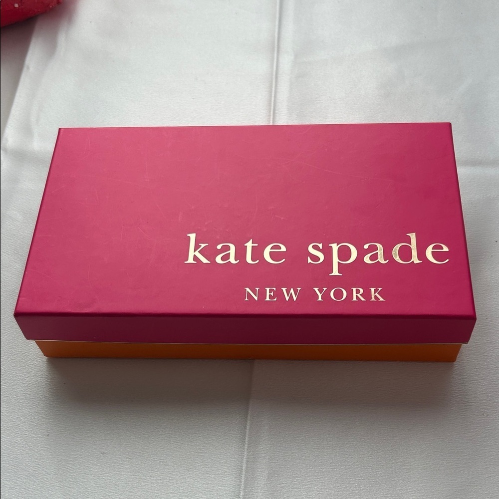 Kate spade empty box pink and orange